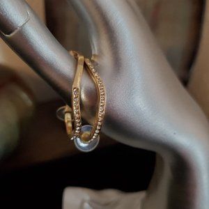 3for$12 Gold tone & Rhinestone Earrings